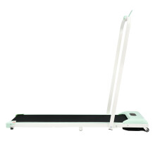 (Green) Tapis de marche 2-en-1, télécommande, écran LED, Bluetooth, support téléphone, pliable