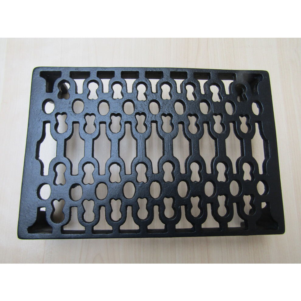 9" X 6" Air Brick Ventilation Black Antique 5057067961213