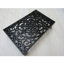 9" x6" Ornate Decor Air Brick Vent Black Antique