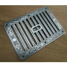 9'' x 6'' Large Chrome Ornate Vintage Sliding Vent