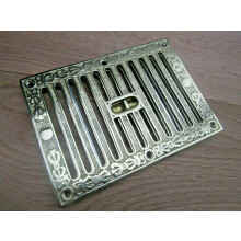 9'' x 6'' Large Brass Ornate Vintage Sliding Vent