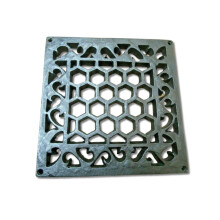9'' x 9'' Heritage Flat Grille Cover Vent Antique Iron