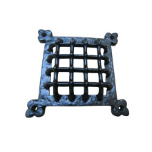 6" Gothic Medieval Grille Cover Black Antique