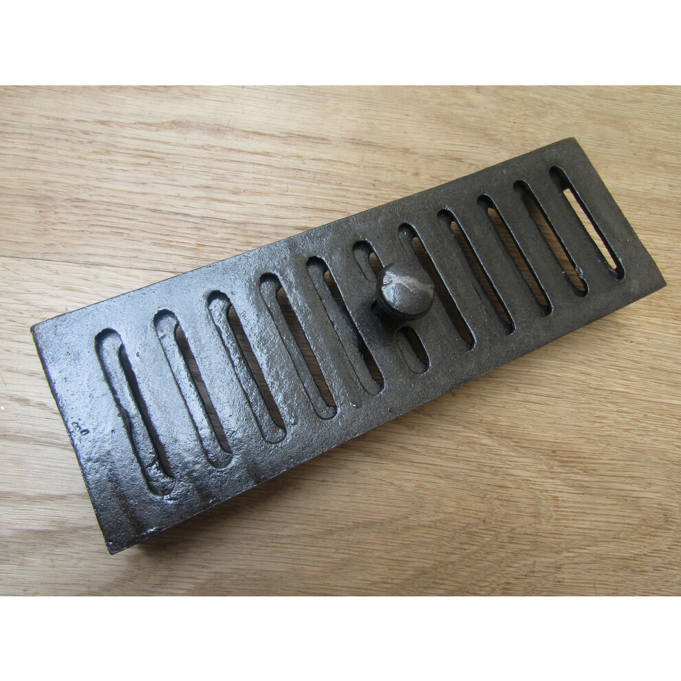 9" X 3" Sliding Air Ventilation Antique Iron 5055979744283