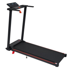 Tapis de course 8% pliable avec barre, 1–12 km/h, moteur 3.0 CV, 120 kg, pieds réglables, commandes rapides
