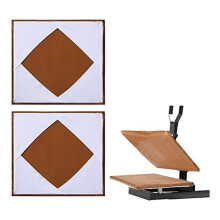 2 PCS Heat Press Platen Wrap Cover, Heat Resistant Protector for Protecting Sublimation Heat Pressing Machine A White