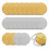 20 Pieces Blank Coin Threaded Edged 40 mm with Acrylic Protection Box Laser Engravable Pattern(Gold+Silver) 1