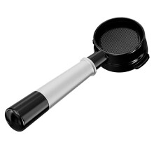 58mm Bottomless Portafilter for La Marzocco/E61, Espresso Machine Accessory with Metal Handle Coffee Accessories A