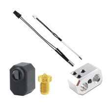 Voor Prusa MK4 Hotend met Verwarmingspatroon Verwarmingsblok Gehard Stalen Mondstuk voor Prusa M4 / XL Hotend Extruder-Onderdelen