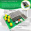 2X DIY Pixel Game Maker Kit Electronics DIY Soldering Project Practice Solder Learning Assembly with Shell 6