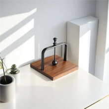 Cafe Napkin Holder Western Restaurant Paper Towel Holder Solid Wood Hotel Paper Towel Box Homestay Tabletop Black