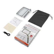 Magnifying Glass with Light Reading Gifts - Rechargeable LED Page Magnifier 4X for Book Lovers Handheld Vision Aids