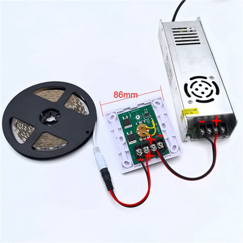 2X 86 Type Wall Light LED Dimmer  Rotary Knob Dimmer  Adjustable Brightness Controller LED Light Strips 2