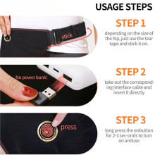 Cordless Heated Hip Support Brace with Massager for Sciatica Pain Relief LowerBack Therapy Hip Heating Pad ForPhysical A
