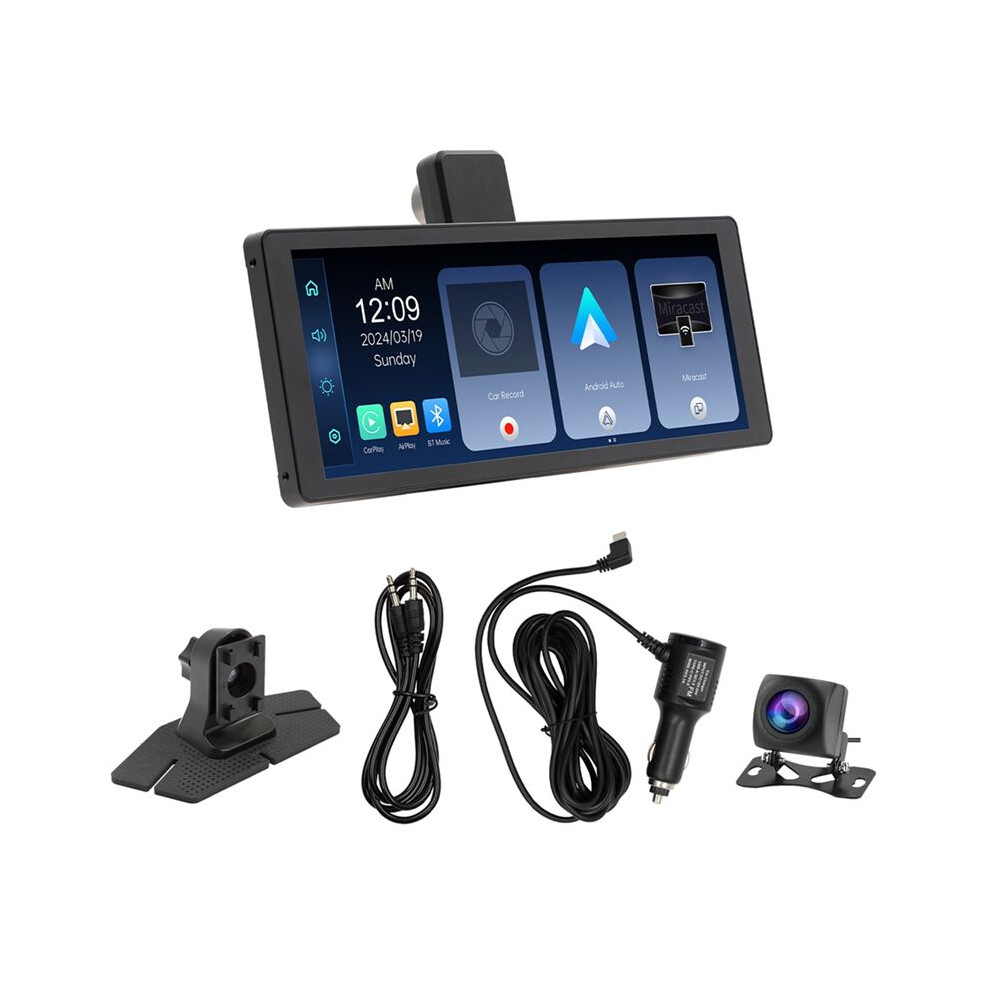 10.26In Car Touch Screen Carplay Android Auto With Backup Camera, 4K/1080P Dash Camera For Front Rear, Mirror Link, Wifi 6033986776274