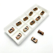 10PCS LNMU0303 Turning Insert LNMU0303ZER Carbide Double-Sided Fast Feed Cutting Insert Cutting Tool LNMU 0303 Copper
