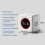 Visual Countdown Timer with 3-Stage Volume Control Silent Flashing Alert Built-in 800mAh Battery 6