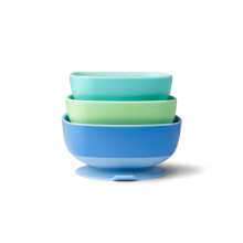 Nuby Toddler Suction Bowls Baby Weaning Bowls with Easy Release Tab