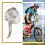 Retro Bicycle Bike Accessory Front Light Bracket Vintage 3LED Headlight (Silver) 6