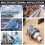1/2"ID Valved Bulkhead Hose Barb,3/8"High-Flow Quick Disconnect Coupling, Panel Mount Fluid Fitting,Leak-Free &Tool-Free 5
