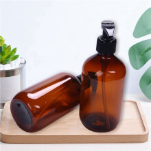 24Pcs New 500Ml Pump Bottle Makeup Bathroom Liquid Shampoo Bottle Travel Dispenser Bottle Container for Soap Shower Gel