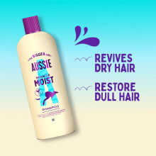 Aussie Miracle Moist Shampoo 600ml MoistureQuenching Formula to Revive