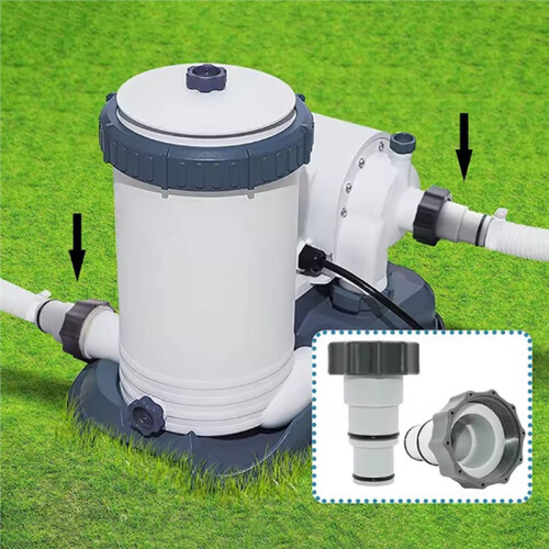 5PCS for  ARU Threaded Plastic Pool Hose Adapter for 4000 2500 2000 1500 Gallon/Hour Filter Pumps 2
