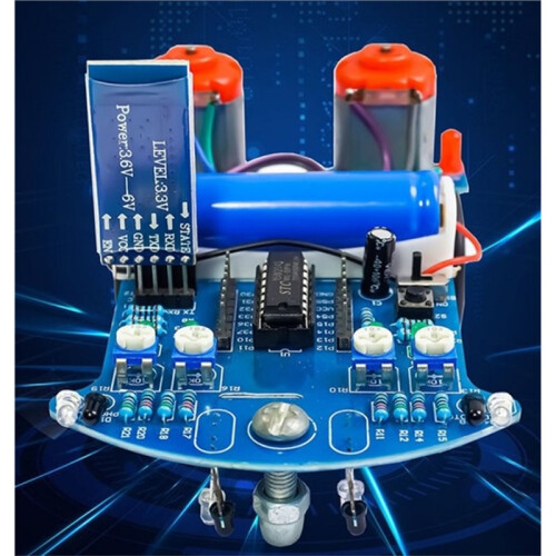 D2-6  Remote Control Car Kit Gravity Induction Tracking Obstacle Avoidance Microcontroller  Car Welding 2