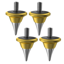 Luidsprekerisolatiespikevoetenstandaarddemperconus voor Hifi-Audioplatenspeler AMP M8 Goud