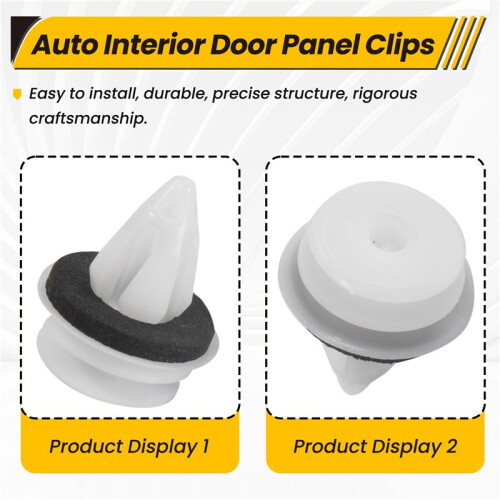 10St Universal Plast Bil Auto InnerdöRr Trim Clips Kort DöRr Panel Clips 2