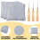 3Pack Complete Needle Felting Pad Kit Gray Hand Tool Supply Wool  Mat for DIY Needlework and Embroidery Projects 2