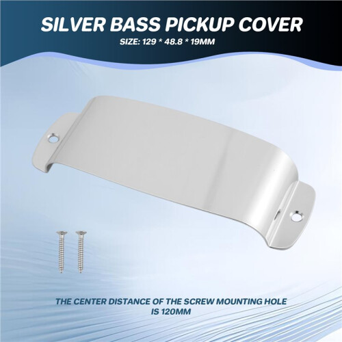 Argento Vintage Jazz Bass Pickup Cover 1