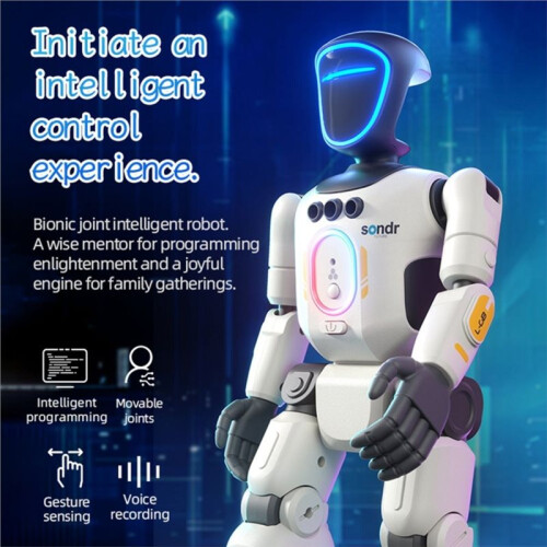 Robot Intelligent Télécommandé, Robot Danseur Programmable avec IA, Jouet Cadeau pour Enfants 1