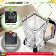 72oz Blender Replacement Pitcher for BN751 Professional Blender,for BN750 BN800 BN801 BN805 DB751A