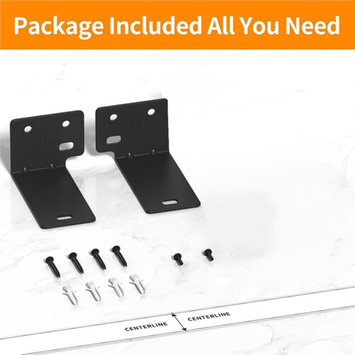 Multi-Functional Audio Stand Tv Wall Mount Bracket Soundbar Bracket Soundbar Wall-Mount Bracket 2