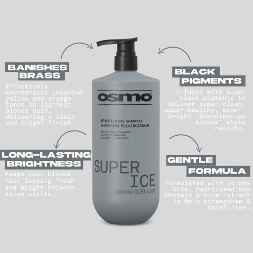 Osmo Osmo Super Ice Brightening Shampoo, Blonde Toner 1000ml 1