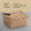 Signature Packaging Kraft Food Takeaway Box Disposable Container 2
