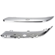 04806124AA 04806125AA Front Bumper Lower Chrome Trim Strip Decorative Strip Cover W/Holes for 300C 2005-2011