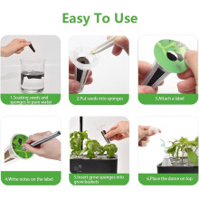 Kit de 251 Capsules de Graines, Système de Culture Hydroponique pour Jardin D'Intérieur, Kit pour Cultiver Tout Type de Plante en Hydroponie