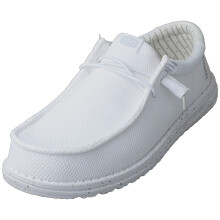 (11) Hey Dude Wally Stretch Sox Mens Shoes in White