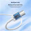 25W Dual Type C Super Fast Charge Cable Quick Charge Data Cable 2m for  S22 S21 S20+ 7