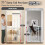 180cm Extra Tall Pet Gate Fits doors from 194240cm Tall Extendable Adj 1