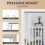 180cm Extra Tall Pet Gate Fits doors from 194240cm Tall Extendable Adj 2