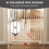 180cm Extra Tall Pet Gate Fits doors from 194240cm Tall Extendable Adj 4