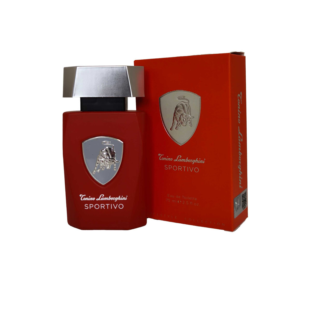 Lamborghini Tonino Men's White Sportivo Lamborghini Eau De Toilette Spray In 75Ml - Image 4