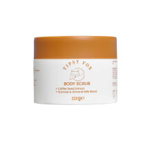 Tipsy Fox Body Scrub 220g Coffee Seed Extract + Almond Milk