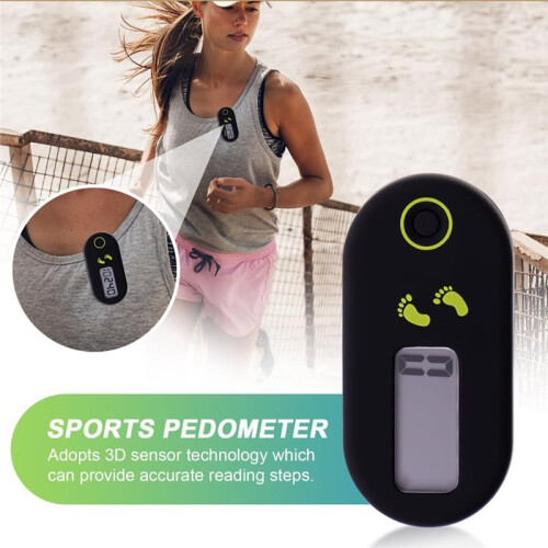 Exercise Step Walking 3D Pedometer Accurate Step Counter Walking Distance Miles/ Calorie Counter Exercise  Silent 2