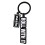 Oasis Oasis Roll With It Logo Keyring 2
