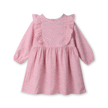 (5 Years, Light Pink) Beebay Jurk met abstracte print en ruches, lichtroze