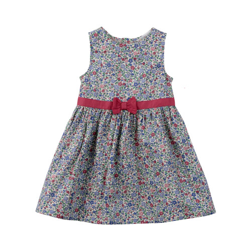 (7 Years, Multi-Color) Robe Beebay à nœud fleuri multicolore